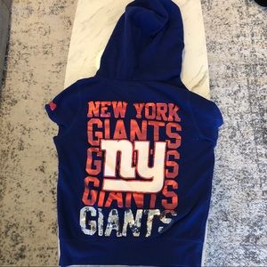Victoria’s Secret PINK NY Giants zip up hoodie